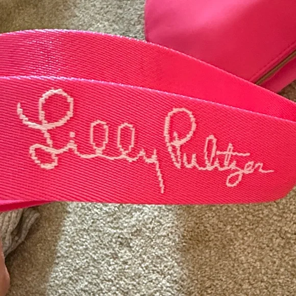 Lilly Pulitzer Neoprene Bright Pink Crossbody Bag - Picture 5 of 7